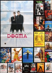 9d069 LOT OF 24 FOLDED GERMAN A1 POSTERS 1960s-1980s a variety of cool movie images!