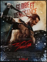 9f590 300: RISE OF AN EMPIRE advance French 1p 2014 sword & sandal, Spartan leaping into action!