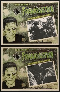 9f044 FRANKENSTEIN 4 Mexican LCs R1990s Boris Karloff as the monster shown in every scene!