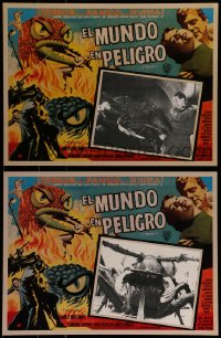 9f046 THEM 4 Mexican LCs R1990s giant bugs shown in all four scenes + cool different border art!