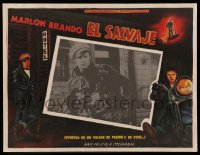 9f050 WILD ONE Mexican LC R1990s best close portrait of ultimate biker Marlon Brando!