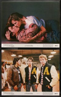 9g039 ALL THE RIGHT MOVES 8 color 11x14 stills 1983 high school football player Tom Cruise, Thompson!