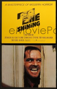 9g004 SHINING 13 color 11x14 stills 1980 King & Kubrick, Shelley Duvall, Jack Nicholson, Bass!