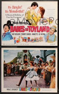 9g021 BABES IN TOYLAND 9 LCs 1961 Walt Disney, Ray Bolger, Tommy Sands, Annette, musical!