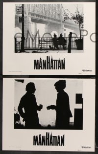 9g001 MANHATTAN 12 int'l Spanish language LCs 1979 great images of Woody Allen & Diane Keaton!