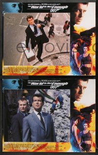9g010 WORLD IS NOT ENOUGH 12 LCs 1999 Pierce Brosnan as James Bond, Denise Richards, Sophie Marceau!