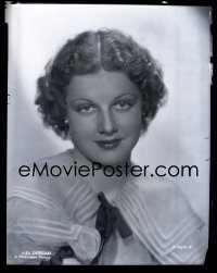 9h041 ANN SHERIDAN camera original 8x10 negative 1930s head & shoulders Paramount studio portrait!
