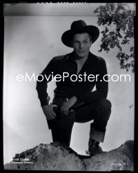 9h043 BUSTER CRABBE camera original 8x10 negative 1930s Paramount cowboy portrait standing by Walling!