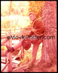 9h180 CHUCK CONNORS group of 3 4x5 transparencies 1965 when he starred as a coward in TV's Branded!