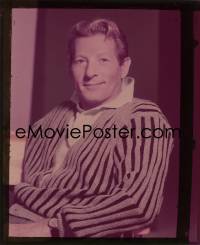 9h111 DANNY KAYE 8x10 transparency 1950s close portrait of Danny Kaye wearing sweater & watch!