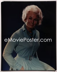 9h017 KIM NOVAK 16x20 transparency 1960s seated smiling portrait of the pretty leading lady!