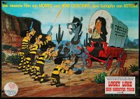 9j175 BALLAD OF DALTON German 16x23 1978 Lucky Luke, completely different art of bandits!