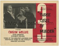 9j005 3 CASES OF MURDER Canadian LC 1955 Leueen McGrath bewtween Orson Welles and John Gregson!