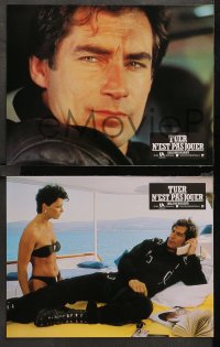 9j011 LIVING DAYLIGHTS 12 French LCs 1987 Timothy Dalton as James Bond & sexy Maryam d'Abo!
