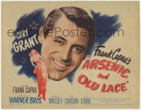 9k014 ARSENIC & OLD LACE TC 1944 Cary Grant & Priscilla Lane in Frank Capra black comedy classic!