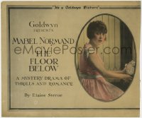 9k068 FLOOR BELOW TC 1918 newspaper girl Mabel Normand in a mystery drama of thrills & romance!