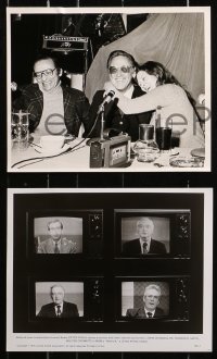 9m035 NETWORK 15 8x10 stills 1976 William Holden, Peter Finch, Robert Duvall, includes 1 candid!