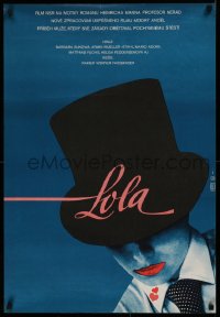 9p023 LOLA Czech 22x33 1981 directed by Rainer Werner Fassbinder, different Seccik art of Sukowa!