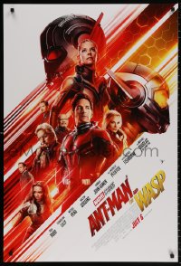 9r445 ANT-MAN & THE WASP advance DS 1sh 2018 Marvel, Paul Rudd and Evangeline Lilly in title roles!