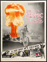 9r321 ATOMIC CAFE 18x24 special poster 1982 great colorful nuclear bomb explosion image!