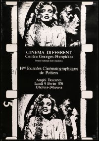 9r042 CINEMA DIFFERENT 20x28 French museum/art exhibition 1976 different images of Marilyn Monroe!