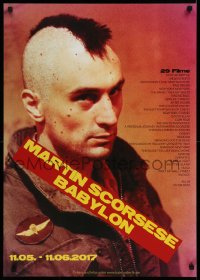 9r029 MARTIN SCORSESE BABYLON 23x33 German film festival poster 2017 De Niro in Taxi Driver!