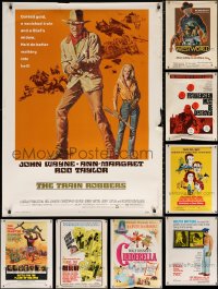 9s022 LOT OF 8 30X40S 1960s-1970s great images from a variety of different movies!
