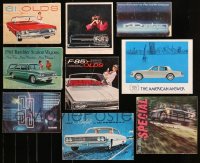 9s056 LOT OF 9 AUTOMOBILE BROCHURES 1960s-1970s Ford, Oldsmobile, Cadillac, Dodge, Buick!