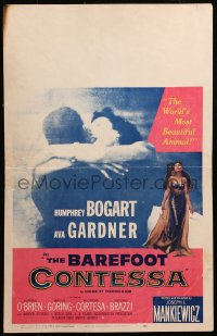 9t016 BAREFOOT CONTESSA WC 1954 sexy Ava Gardner is the world's most beautiful animal!