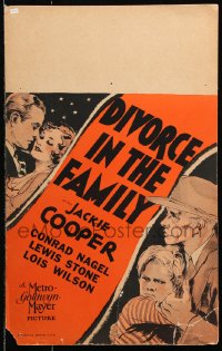 9t034 DIVORCE IN THE FAMILY WC 1932 Jackie Cooper, Conrad Nagel, Lewis Stone & Lois Wilson, rare!