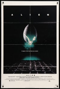 9w077 ALIEN NSS style 1sh 1979 Ridley Scott outer space sci-fi monster classic, cool egg image!