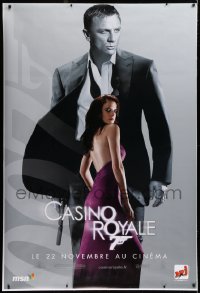 9x344 CASINO ROYALE group of 2 teaser DS French 1ps 2006 Daniel Craig as James Bond, Green, Murino!