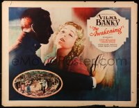 9x041 AWAKENING 1/2sh 1928 romantic pretty red-haired Vilma Banky and Walter Byron, ultra-rare!