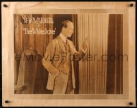 9x050 WHITE DOVE 1/2sh 1920 great waist-high image of pointing H.B. Warner, lost film, ultra-rare!