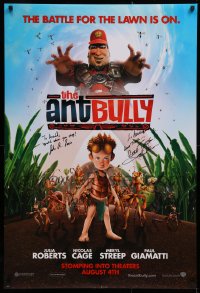 9y082 ANT BULLY signed advance 1sh 2006 by BOTH director John A. Davis AND producer Keith Alcorn!