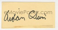 9y625 AIDAN QUINN signed 2x4 index card 1980s includes a vintage still it can be framed with!