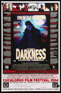 9y060 LEIF JONKER signed 11x17 special poster R2004 director of Darkness: The Vampire Version!