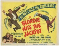 1a014 BLONDIE HITS THE JACKPOT TC 1949 Penny Singleton & Arthur Lake, go nuts with the Bumsteads!