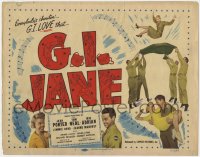 1a051 G.I. JANE TC 1951 Tom Neal, Jean Porter, Iris Adrian, everyone's shouting G.I. love it!