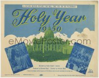 1a066 HOLY YEAR AT THE VATICAN TC 1950 motion picture that will take you on the pilgrimage!