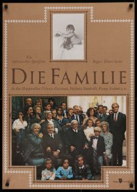 1b064 FAMILY East German 23x32 1989 great portrait of Vittorio Gassman & his entire family!
