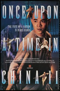 1b051 ONCE UPON A TIME IN CHINA II Hong Kong 1992 Jet Li, Donnie Yen, kung fu, cool image!