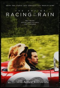 1c487 ART OF RACING IN THE RAIN advance DS 1sh 2019 the dog who will show the world how to be human!