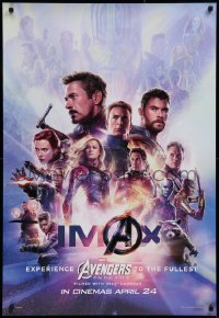 1c498 AVENGERS: ENDGAME IMAX teaser DS Thai 1sh 2019 Marvel, montage with Hemsworth & cast!