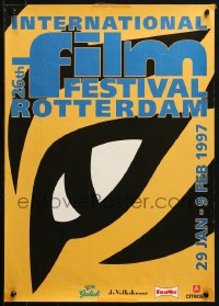 1c167 26TH INTERNATIONAL FILM FESTIVAL ROTTERDAM 17x24 Dutch film festival poster 1997 eye art!