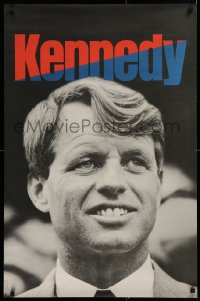 1c011 ROBERT F. KENNEDY FOR PRESIDENT 25x38 political campaign 1968 campaign poster!