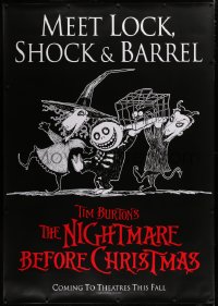 1d002 NIGHTMARE BEFORE CHRISTMAS DS bus stop 1993 Tim Burton animation, meet Lock, Shock & Barrel!