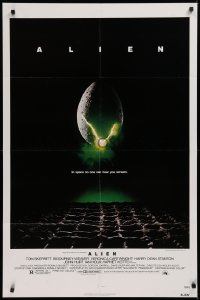1f056 ALIEN NSS style 1sh 1979 Ridley Scott outer space sci-fi monster classic, cool egg image!
