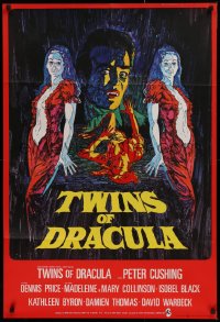 1f170 TWINS OF EVIL export English 1sh 1972 Madeleine & Mary Collinson, Hammer's Twins of Dracula!