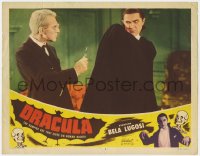 1f216 DRACULA LC #3 R1951 vampire Bela Lugosi cringes at Edward Van Sloan's crucifix, very rare!